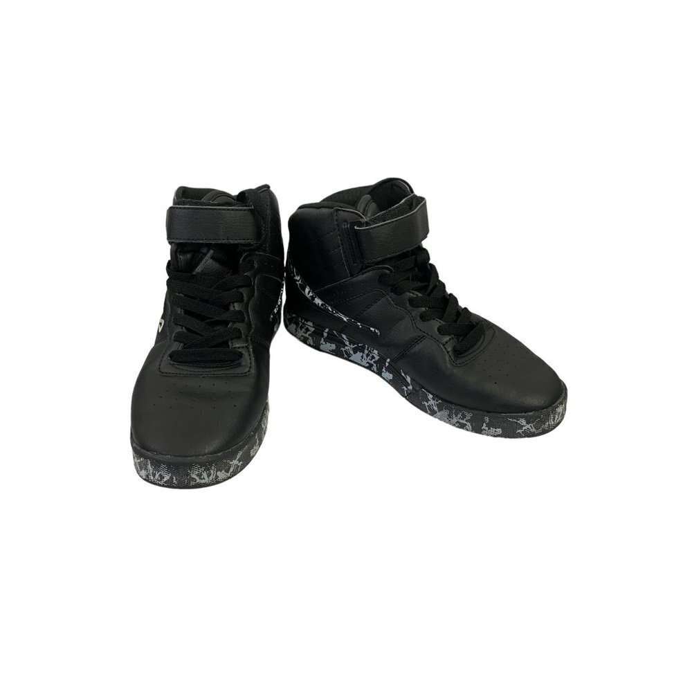 Fila Mens Marble Black Basketball Sneakers - Picture 2 of 6